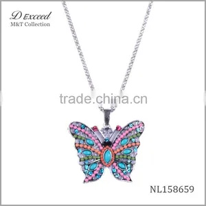 New Fashion Butterfly Pendant Necklace,floating Pendant Necklace thumbnail-2