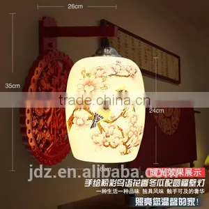 Ceramic Camphorwood Interior Decoration Modern Led Wall Lamp Creative Indoor Living Room Wall Lamps for Project thumbnail-1