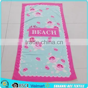 2016 HOT SELL Colorful Printed Romantic Sakura Flower Beach Towel thumbnail-5