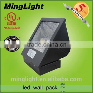 IP65 Trade Assurance DLC UL CUL 40w 60w 80w Led Wall Pack Light , 40w Led Wall Pack Light Out Door Use thumbnail-1