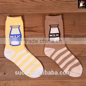 Lovely Gout Milk Color Female Short Stockings Chocolate Color Ankle Socks for Four Seasons thumbnail-5