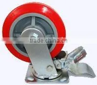PU Industry Caster With Total Brake thumbnail-1