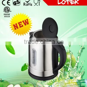 Home Appliance Striking Blue LED Secure Clik on Lid Stainless Steel Electric Kettle thumbnail-6