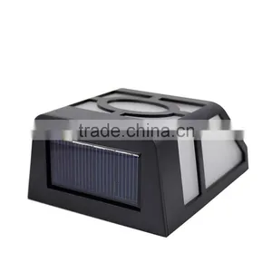 Black Abs Waterproof Solar Wall Lamp for Decoration Hotel or Garden thumbnail-3