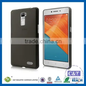 C&T Customized Black Back Cover for OPPO R7 PLUS TPU SOFT HANDPHONE CASE thumbnail-1