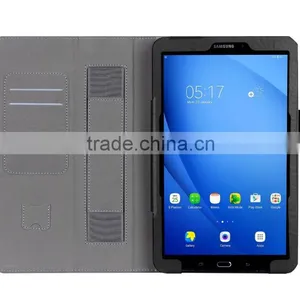 Flip Litchi Pattern Slim Folio Leather Case for Samsung Galaxy Tab A 10.1 T580 thumbnail-5