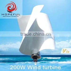 200w 12v Mini Silent Low Rpm Vertical Wind Turbine-generators Wind Turbine for Your Home With CE for Sale thumbnail-2