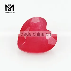 Loose Gemstone Sparkling Natural Unheated Red Heart Natural Gemstone thumbnail-3