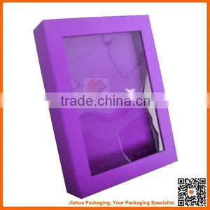 Customed Rectangular Foldable Gift Box With Window thumbnail-1