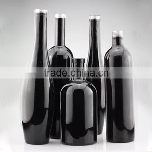 Custom Made Boston Bottles Wholesale Electroplating Bottles Black Gloss Bottle thumbnail-3