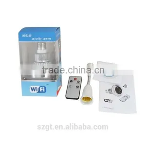1280x720P Full Hidden Mini WIFI IP Light Bulb Camera M thumbnail-2