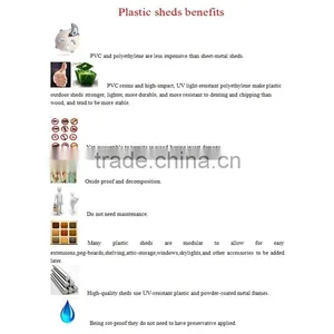 Wholesale New Arrival Garden Shed for Tool Storage 2015 thumbnail-3