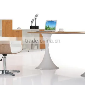 China Manufacturer Best Price Wooden Small Round Office Meeting Table thumbnail-4