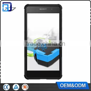 Mobile Phone Accessories 2 in 1 Dual Slim Armor TPU + PC Kickstand Case For Sony Xperia E5 Rugged Cover Amazon Best Sell thumbnail-3