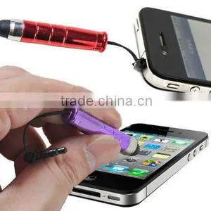 High Quality Mini Short Universal Mini Stylus Pen for Iphone,ipad, Plastic Touch Pen thumbnail-1