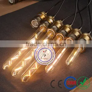 Vintage Edison Light Bulb T30 Tube Light Bulb LED Filament Bulb Decorate thumbnail-2