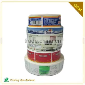 High Quality Roll Self Adhesive Paper Stickers Label For Medicine Bottle thumbnail-6