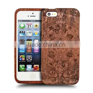 Good Hand Feeling Universal HOLY Engraving Real Rose Wood Two Parts Mobile Cover for Iphone 6 thumbnail-5