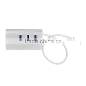 For Newest Macbook USB-C With Power Delivery Function to 3-port USB 3.0 HUB, 14.5V, 2A Type c Charging Hub thumbnail-3