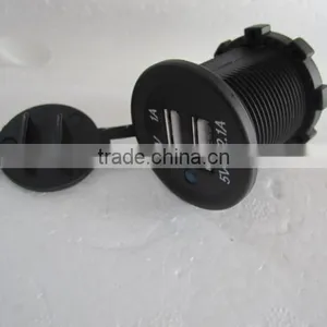 Waterproof Duel USB Charger Outlet 3.1 Amp Panel Mount Jack Motorcycle thumbnail-6