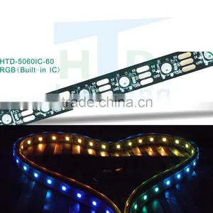 DC5V 60leds per Meter 5050 Full Color Led Strips Silition Tube IP66 Weaterproof thumbnail-1