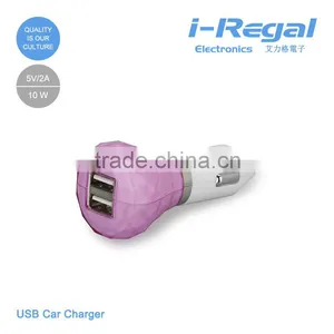 2.1A 3A Dual Usb Car Charger With Dual USB Plug 12V 24V thumbnail-1