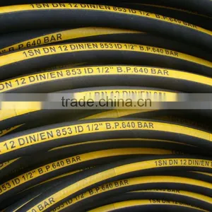 1-4 Layers Hydraulic Rubber Hose Factory thumbnail-1