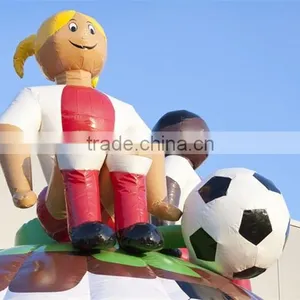Inflatable Soccer Disc Bounce House of New Product thumbnail-4