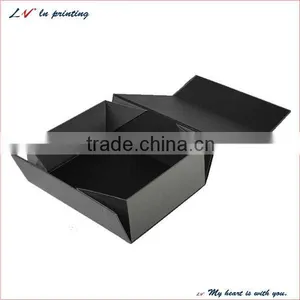 High Quality Custom Folding Black Glossy Box Shipping Made in Shanghai thumbnail-1