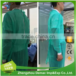 Free Sample Disposable Hospital Gown thumbnail-1