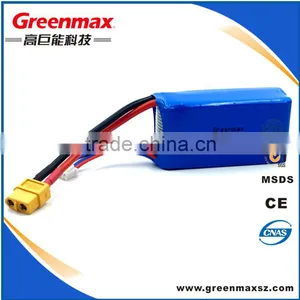 High Quality 11.1v Rc Drone Battery Lipo Battery 1500mah 35c-90c thumbnail-3