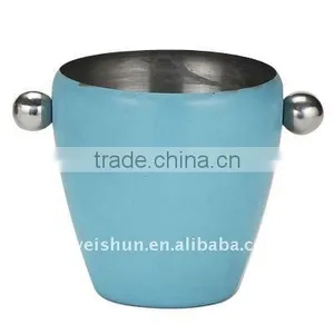 Colorful Round Stainless Steel Ice Bucket With Hands thumbnail-1