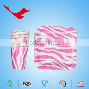 Disposable Food and Beverages Grade Paper Cup With Striped Style thumbnail-4
