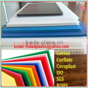 PP Corrugated Decorative Plastic Sheet for Floor Covering thumbnail-1