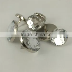 New Product Unique Design Glass Sofa Crystal Button From Manufacturer thumbnail-1