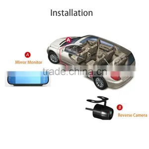 Classic and Popular 7inch Rear View Mirror thumbnail-1