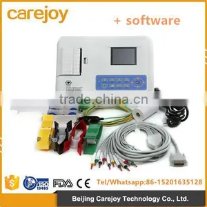 Digital 3-Channel ECG EKG Electrocardiograph With Free Software thumbnail-1