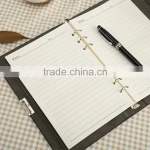 Luxury Embroider pu Leater Business Notebook With Clasp Closure thumbnail-6