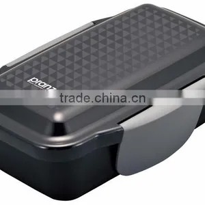 PRANZO Dome Two-tiered Lunchbox 850ml Black Kitchen Plastic thumbnail-3