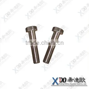 China Supplier Hastelloy C22 Stainless Steel Half Thread Hex Bolts M40 thumbnail-5