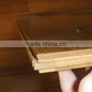 Click-lock Imitation Solid Wood Norway Yellow Oak Bamboo Flooring thumbnail-1