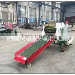 Full Automatic Alfalfa Silage Baler and Wrapper Machine /small Bale Hay Baler thumbnail-2