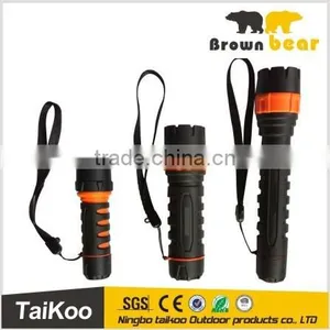 3*aaa 1.5v Batteries Plastic Led Flashlight 3w IP67 thumbnail-1
