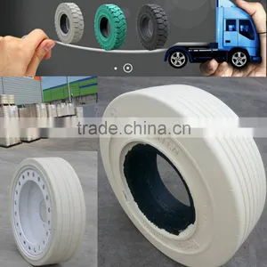Well-reputed Chinese 4.00x8 Small Solid Rubber Tires and Wheels With Good Price thumbnail-1