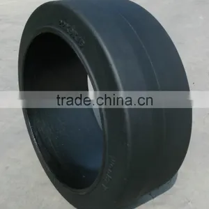 16 1/4X6X11 1/4 Forklift Rubber Tire Solid Press-on Shaped Tire 16 1/4X6X11 1/4 thumbnail-3