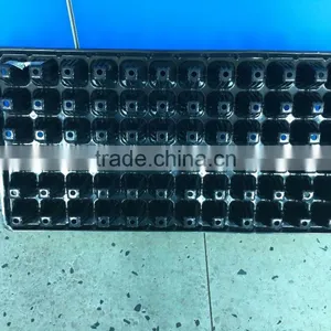 #014 Black Plastic Seedling Trays/High Quality Black Plastic Seedling Trays thumbnail-3