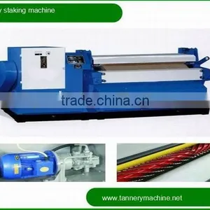 Dry Leather Rotary Staking Machine for Sheep Goat Skin With Wool thumbnail-1