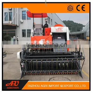 Rice and Wheat Harvester/mini Small Rice Paddy Harvest Machine thumbnail-3