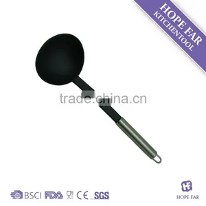 N256 Heat Resistant Nylon Soup Ladle With Stainless Steel Handle thumbnail-1