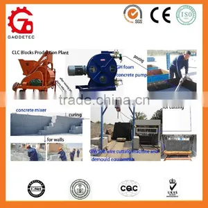 Operating Convenient Foam Concrete Mobile Plant for Making Blocks thumbnail-1